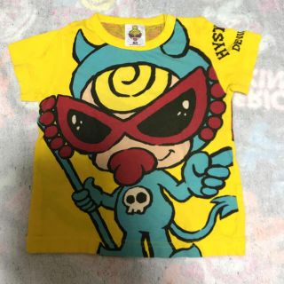 ヒステリックミニ(HYSTERIC MINI)のデビルキン黄色(Ｔシャツ)