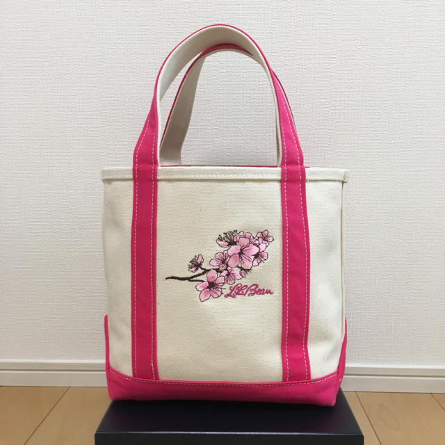 【未使用・限定】LL Beanトートバッグ 桜 刺繍