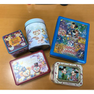 ディズニー(Disney)のディズニー♪お菓子空き缶セット(キャラクターグッズ)