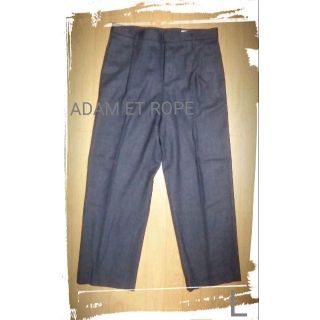 アダムエロぺ(Adam et Rope')の【美品・高品質】Adam et Rope' 千鳥チェックワイドパンツ　L(スラックス)