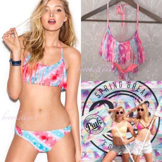 ヴィクトリアズシークレット(Victoria's Secret)の完売!PINKタイダイグラデビキニトップ(水着)