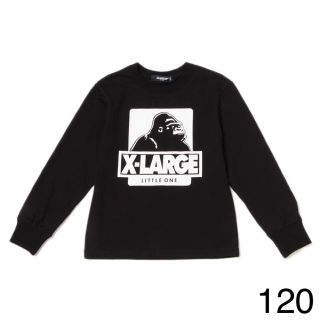 エクストララージ(XLARGE)の専用 エクストララージ キッズ 120 ロンT ブラック(Tシャツ/カットソー)