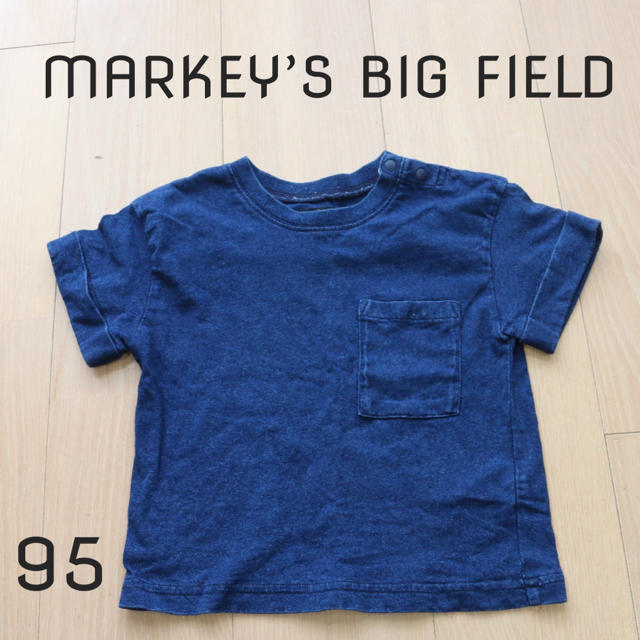 MARKEY'S(マーキーズ)のマーキーズ インディゴ染めTシャツ キッズ/ベビー/マタニティのキッズ服男の子用(90cm~)(Tシャツ/カットソー)の商品写真