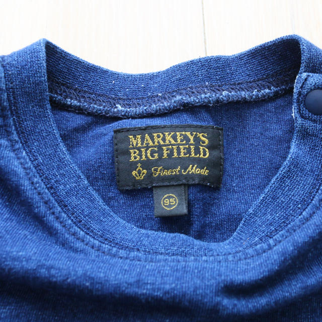 MARKEY'S(マーキーズ)のマーキーズ インディゴ染めTシャツ キッズ/ベビー/マタニティのキッズ服男の子用(90cm~)(Tシャツ/カットソー)の商品写真