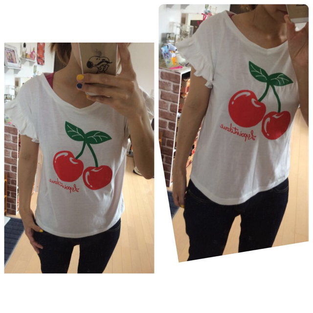 Avail(アベイル)のチェリー🍒Teeシャツ レディースのトップス(Tシャツ(半袖/袖なし))の商品写真