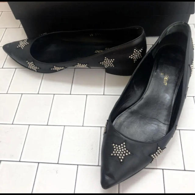 サンローラン saint laurent エディ期 スタッズパンプス-