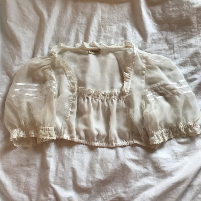 Lochie(ロキエ)のvintage sheer blouse レディースのトップス(シャツ/ブラウス(半袖/袖なし))の商品写真