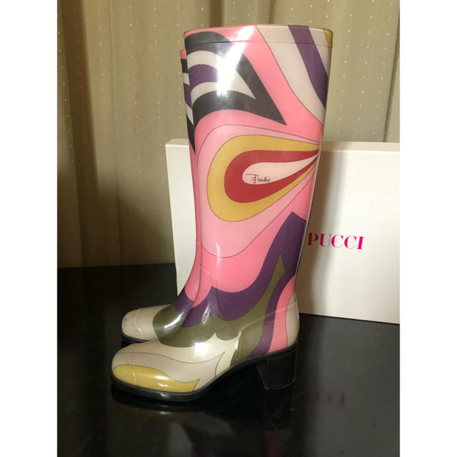 エミリオプッチ EMILIO PUCCI 長靴 レインシューズ 22.5センチ靴/シューズ