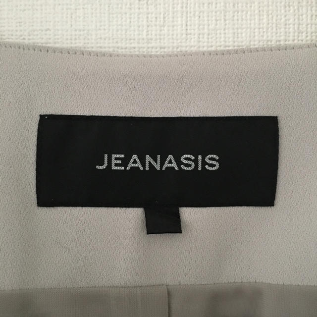 JEANASIS(ジーナシス)のジーナシス  ノーカラーコート 美品  レディースのジャケット/アウター(ノーカラージャケット)の商品写真
