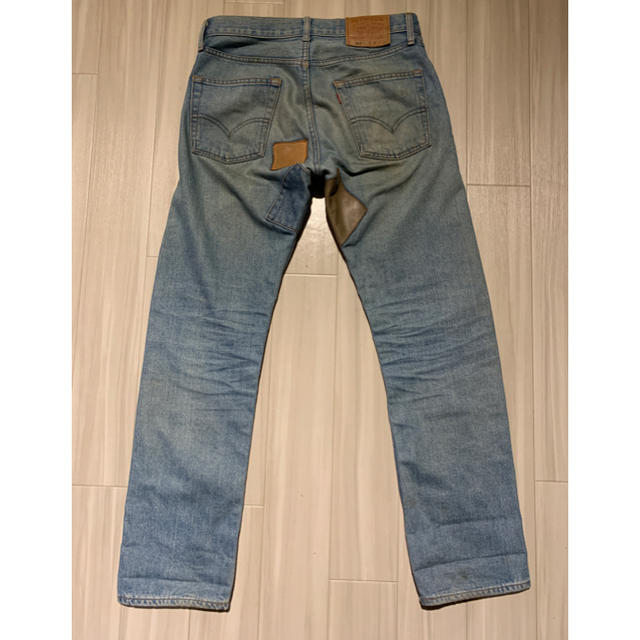 Levi's 505 レザーパッチワークデニム 30 vetements