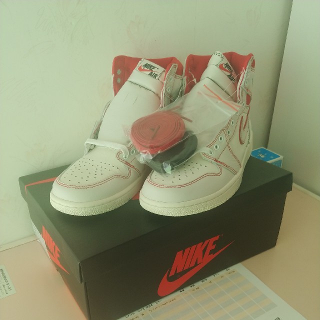 26.0cm NIKE air Jordan1 High sail