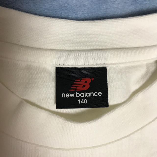New Balance(ニューバランス)のニューバランス Tシャツ 140 白 キッズ/ベビー/マタニティのキッズ服男の子用(90cm~)(Tシャツ/カットソー)の商品写真