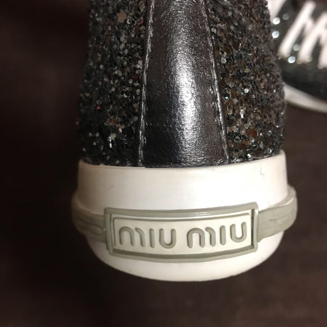 miumiu グリッター スニーカー 美品