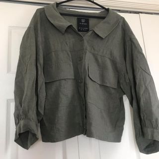 ダブルクローゼット(w closet)のwcloset  バックレースアップジャケット(Gジャン/デニムジャケット)