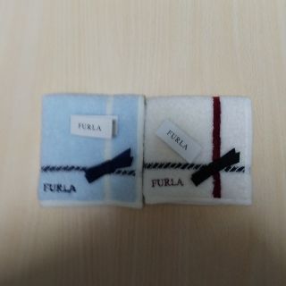 フルラ(Furla)のしゅがー様専用フルラ タオルハンカチ 2枚 新品 (D)(ハンカチ)