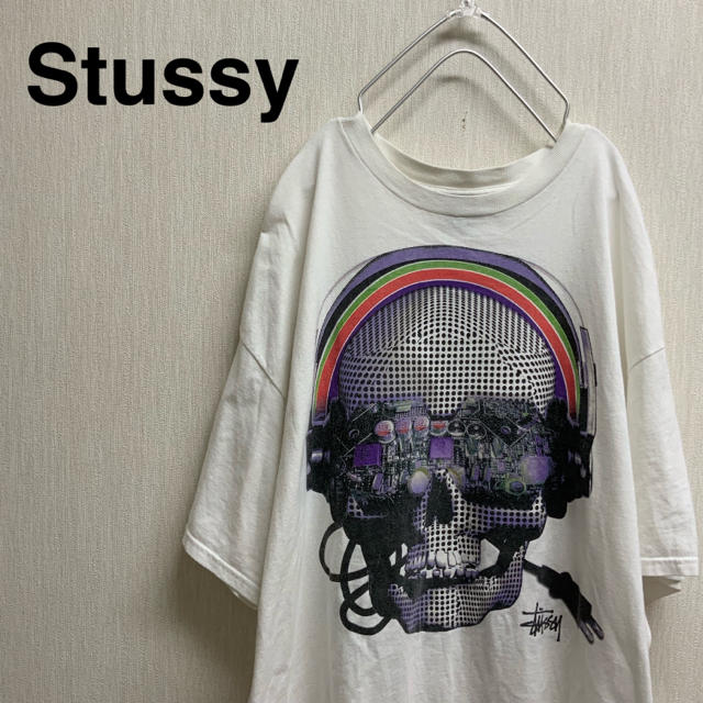 STUSSY(ステューシー)の【 Stussy 】フロント デザイン Tシャツ XLサイズ メンズのトップス(Tシャツ/カットソー(半袖/袖なし))の商品写真