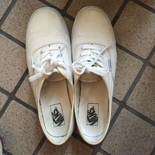 ヴァンズ(VANS)のあやみさん専用☆バンズvansホワイト(スニーカー)