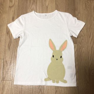 ムジルシリョウヒン(MUJI (無印良品))の無印良品 うさぎTシャツ 150(Tシャツ/カットソー)