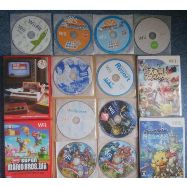 Wii(ウィー)のWiiゲームソフト12本セット+おまけ エンタメ/ホビーのゲームソフト/ゲーム機本体(家庭用ゲームソフト)の商品写真