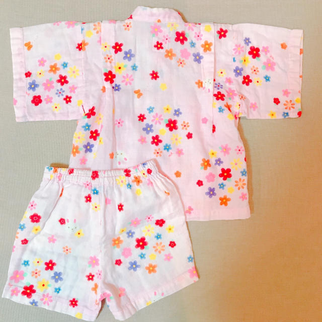 mikihouse(ミキハウス)のミキハウス 甚平 キッズ/ベビー/マタニティのキッズ服女の子用(90cm~)(甚平/浴衣)の商品写真