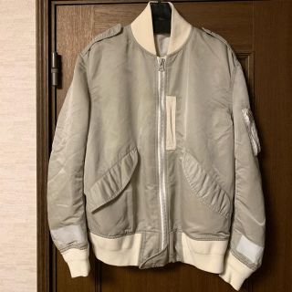 sacai - SACAI サカイ 18SS MA-1 ボンバー ジャケット 2 グレーの
