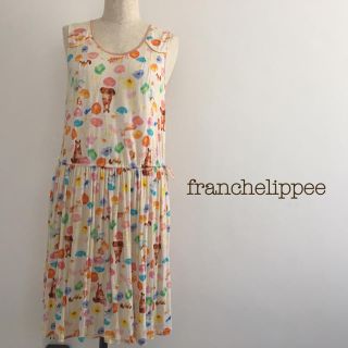 フランシュリッペ(franche lippee)のお値下げ☆ フランシュリッペ ポピーワンピース(ひざ丈ワンピース)