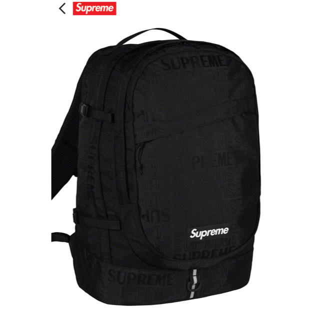 【30％OFF】 - Supreme 19SS ブラック Backpack supreme バッグパック/リュック