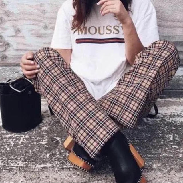 moussy(マウジー)のあゆ様 moussy チェックパンツ レディースのパンツ(カジュアルパンツ)の商品写真