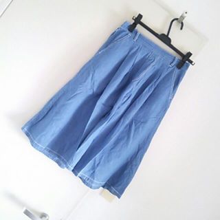 ダブルクローゼット(w closet)のw closetデニムロングスカート(ロングスカート)