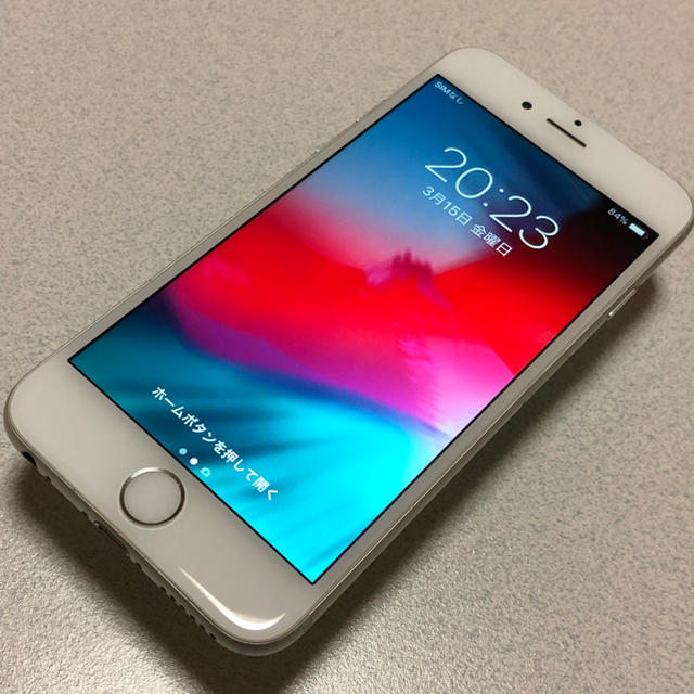 最終値下げ!!美品!!au iPhone6 silver 16G本体のみ