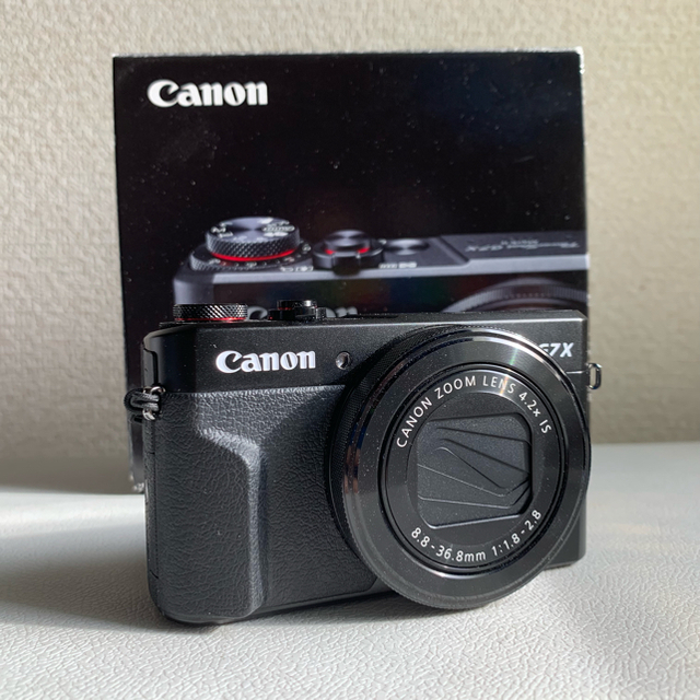 Canon(キヤノン)のCanon PowerShot G7X Mark II 美中古品 SDカード付き スマホ/家電/カメラのカメラ(コンパクトデジタルカメラ)の商品写真