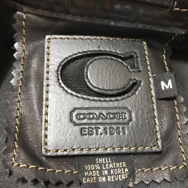 COACH(コーチ)のCOACH 革ジャン メンズのジャケット/アウター(レザージャケット)の商品写真