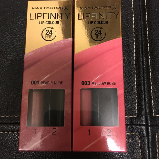 MAXFACTOR(マックスファクター)のMAX  FACTOR LIPFINITY 003&020&148 各1本 コスメ/美容のベースメイク/化粧品(口紅)の商品写真