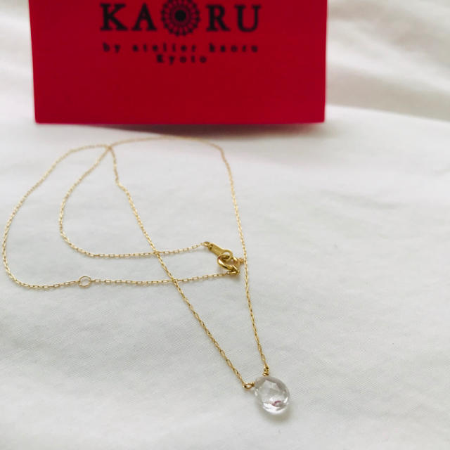 お値下げ kaoru ポロリンネックレス k18 美品