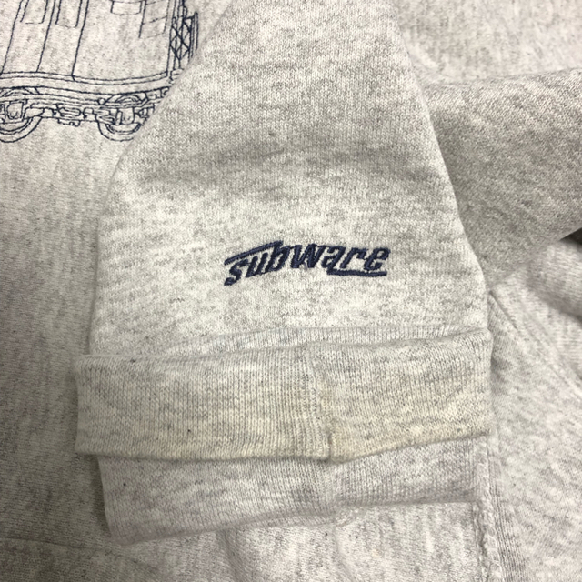 SUBWARE  ARCH LOGO HOODIE サブウェア　パーカー　L