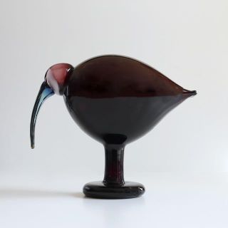 イッタラ(iittala)のご検討用　Oiva Toikka  パープル　IBIS イッタラ  バード(置物)