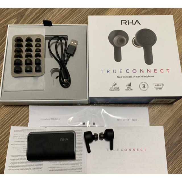 RHA TrueConnect ワイヤレス イヤホン  スマホ/家電/カメラのオーディオ機器(ヘッドフォン/イヤフォン)の商品写真