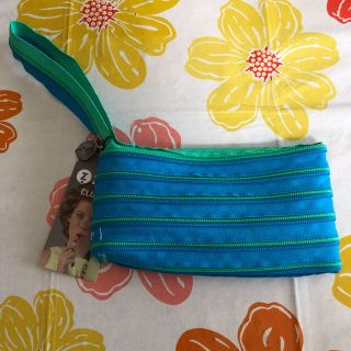 zipit clutch ブルー、ピンクの2点セット(ペンケース/筆箱)
