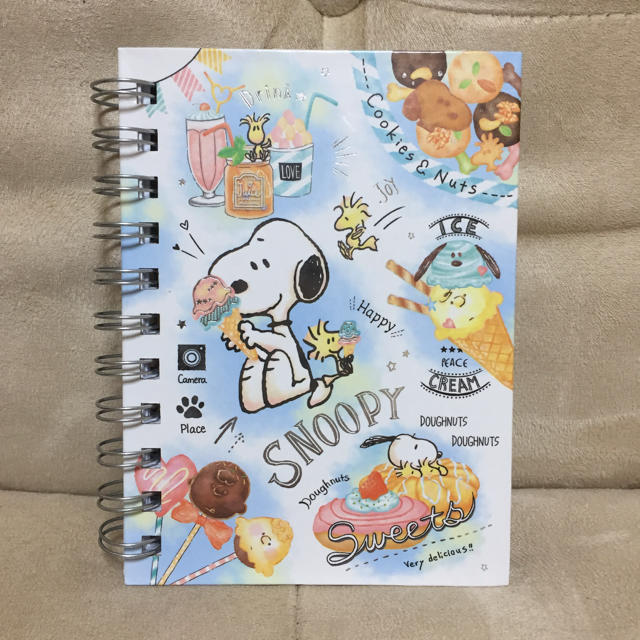 Snoopy スヌーピー ノート メモ帳 リングノート 水色 ブルーの通販 By ハンドメイド Shop Brilliant スヌーピーならラクマ