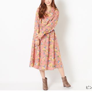 ロペピクニック(Rope' Picnic)のロペピクニック  今期 花柄ワンピース  花柄 Aライン 断捨離！処分します(ロングワンピース/マキシワンピース)