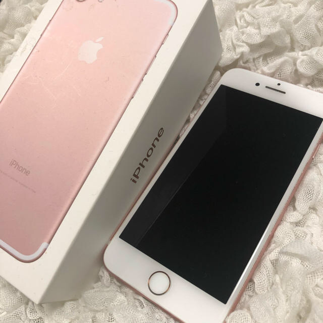 iPhone7 32GB ローズゴールド SIMフリー 美品