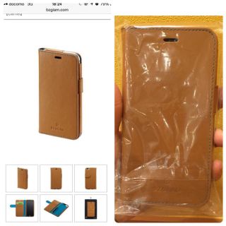 ビームス(BEAMS)のBZGLAM 新品 レザーiPhone6(モバイルケース/カバー)