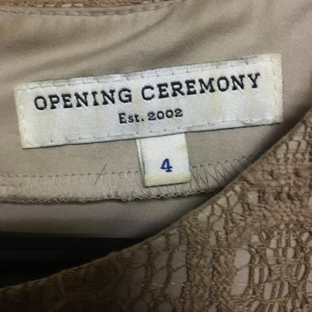 OPENING CEREMONY(オープニングセレモニー)のOpening ceremony レースミニワンピース レディースのワンピース(ミニワンピース)の商品写真