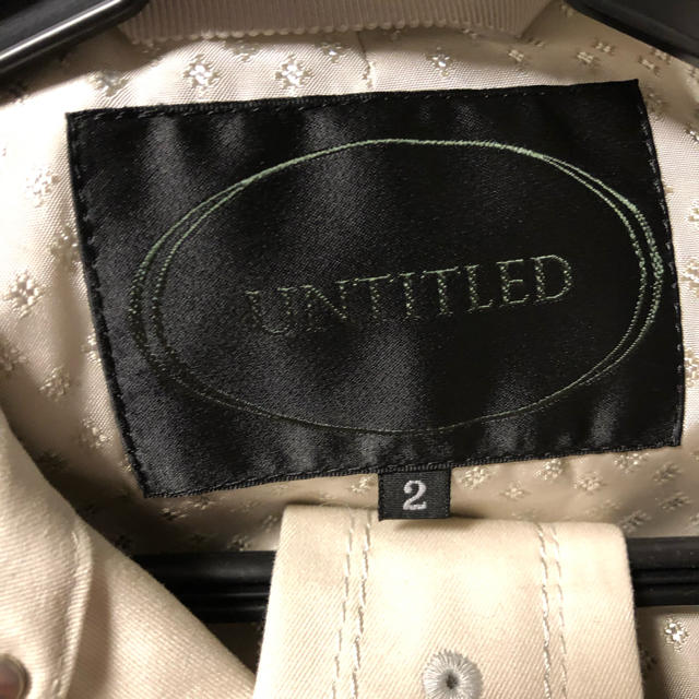 UNTITLED(アンタイトル)のスプリングトレンチコート レディースのジャケット/アウター(トレンチコート)の商品写真