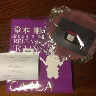 カシラ(CA4LA)の堂本剛 CA4LAコラボベレー帽「ピンク（桜）・CD・ショッパー付」(ハンチング/ベレー帽)