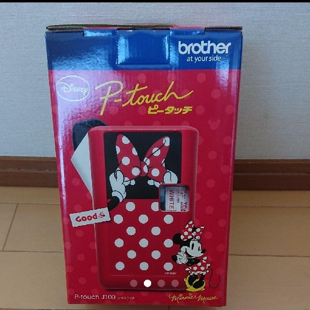 brother ディズニー  ピータッチ ミニー ラベルライター