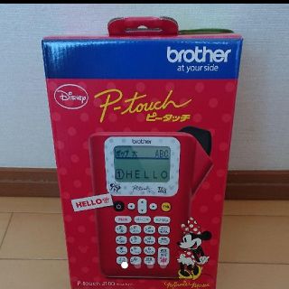 brother ディズニー  ピータッチ ミニー ラベルライター