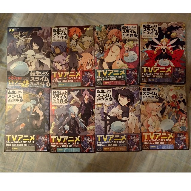 転スラ 転生したらスライムだった件 1巻~13巻+8.5 小説 美品 転スラ 転生したらスライムだった件 1巻~13巻+8.5 小説 美品