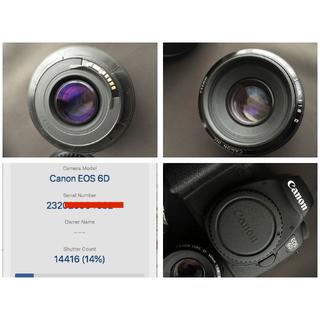 EOS Canon 6D | EF 50mm f1.8 レンズ付き