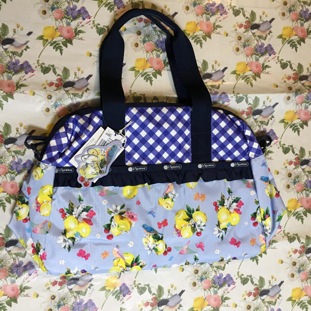 全ての面に青い鳥さん♡Chesty チェスティ レスポ Harper Bag